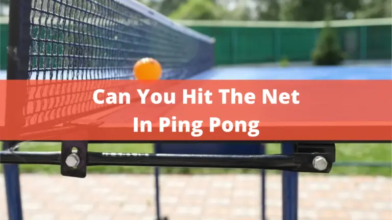 Can You Hit The Net In Ping Pong? – Officials Rules In 2022
